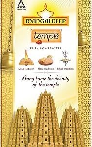 Mangaldeep Temple 3-in-1 Agarbatti (108g)
