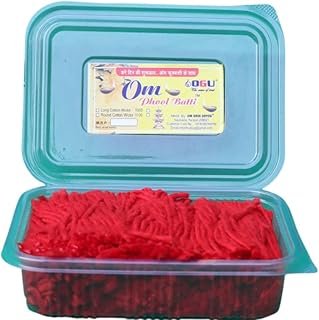 Om Phool Batti Long Red Wicks (500 Pcs)