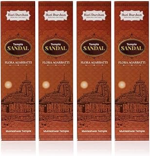 Hari Darshan Temple Flora Sandal (Pack of 4)